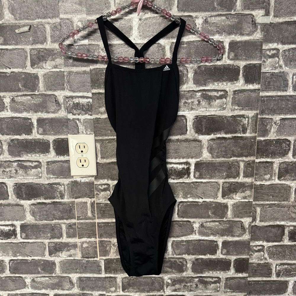 NWT Adidas one piece swimsuit 22” cut out back